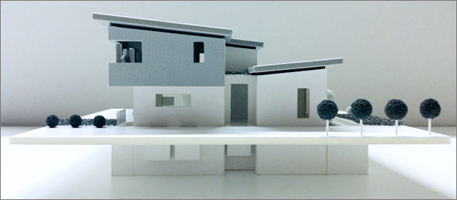 Modell Einfamilienhaus